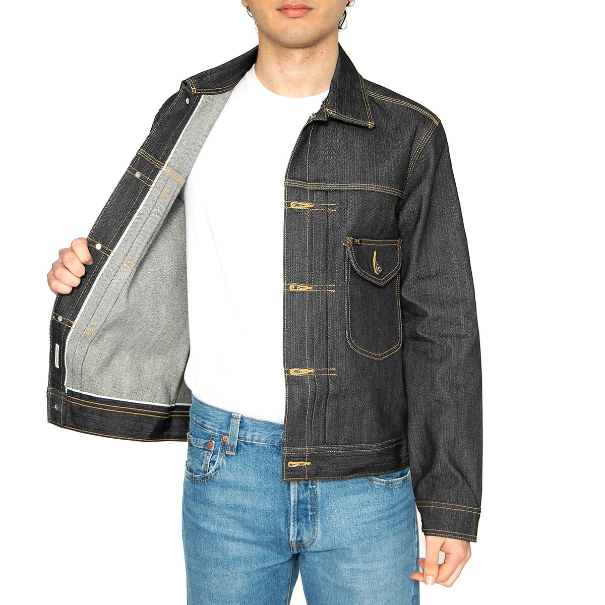 101 Boxy Cowboy Jacket Dry Blue - Giacca Denim Jeans Uomo Blu 112363872 . LEE 