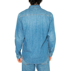 Workwear Shirt 2_0 Mid Denim - Camicia Denim Jeans Uomo Blu 112364148 . LEE 