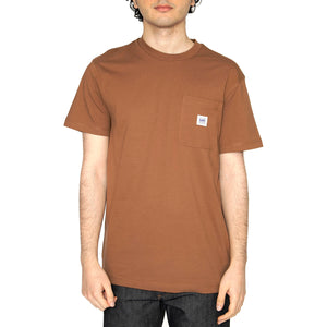 WW Pocket Tee Burlwood - Maglietta Girocollo Uomo Marrone 112364588 . LEE 