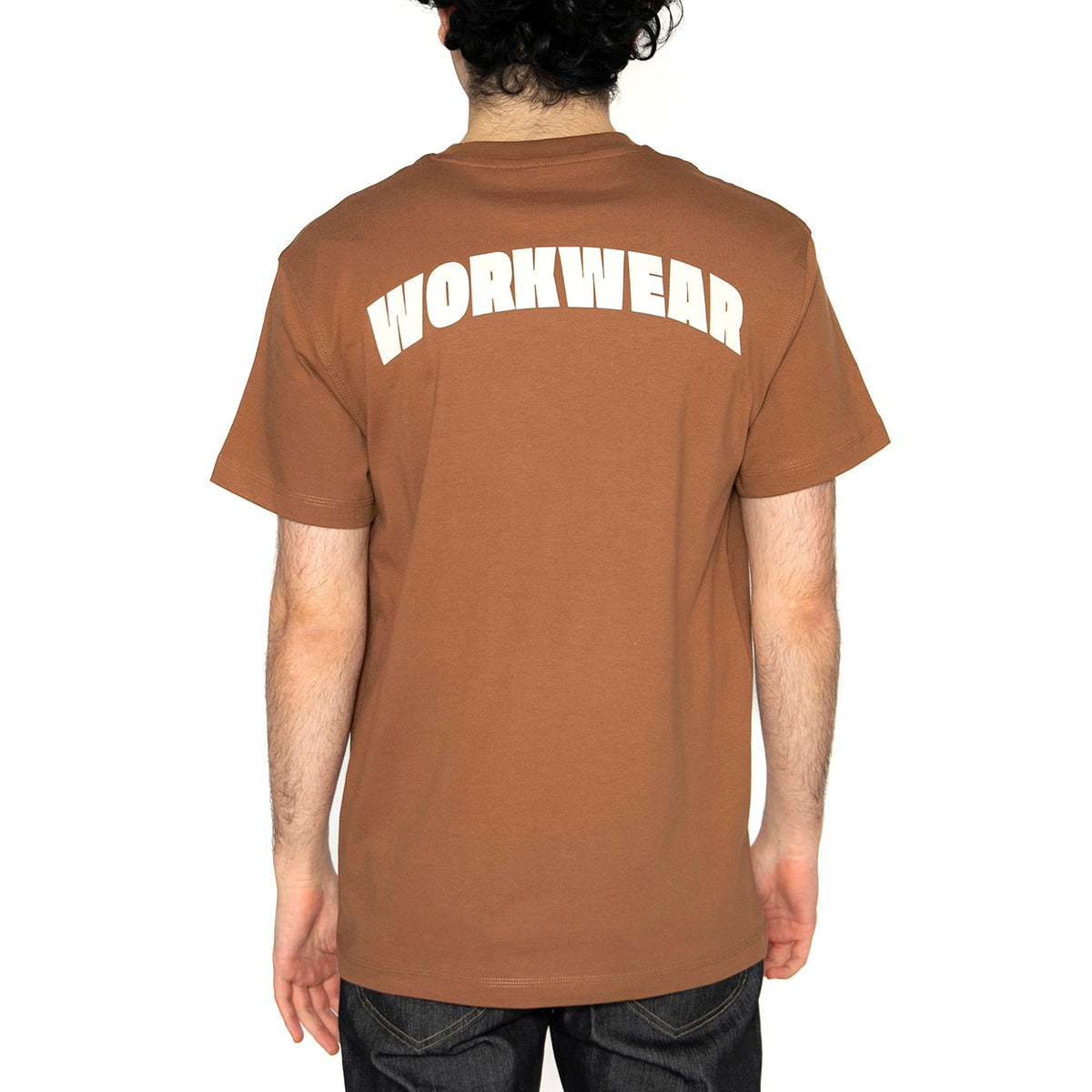 WW Graphic Tee Burlwood - Maglietta Girocollo Uomo Marrone 112364589 . LEE 