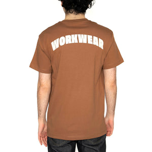 WW Graphic Tee Burlwood - Maglietta Girocollo Uomo Marrone 112364589 . LEE 