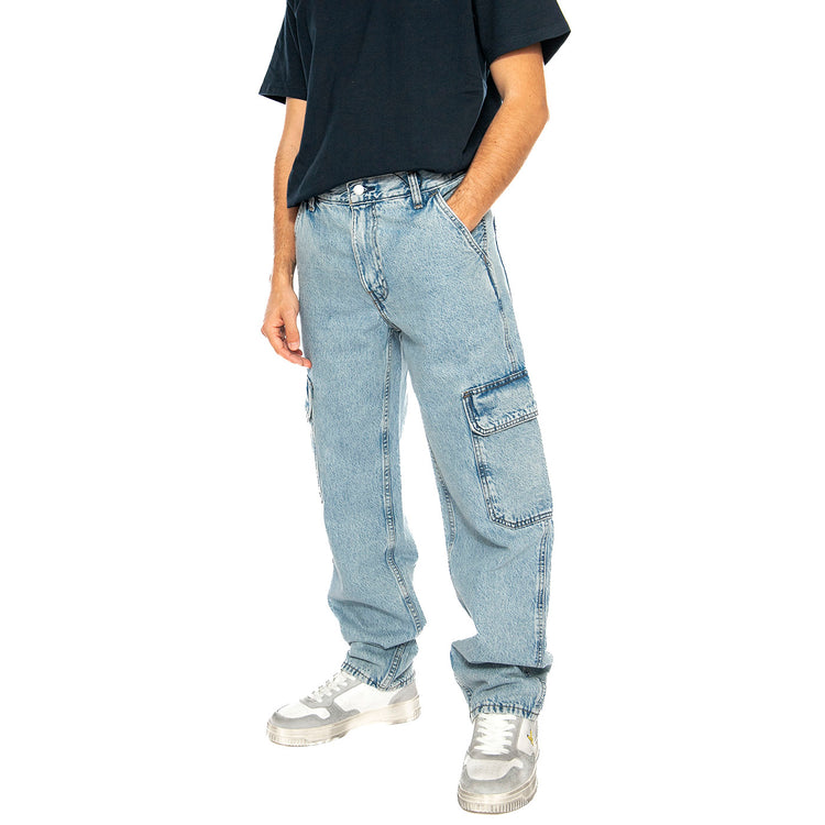 568 Loose STRT Cargo My Pockets Full - Jeans Uomo Blu 000LP-0001 . LEVIS 