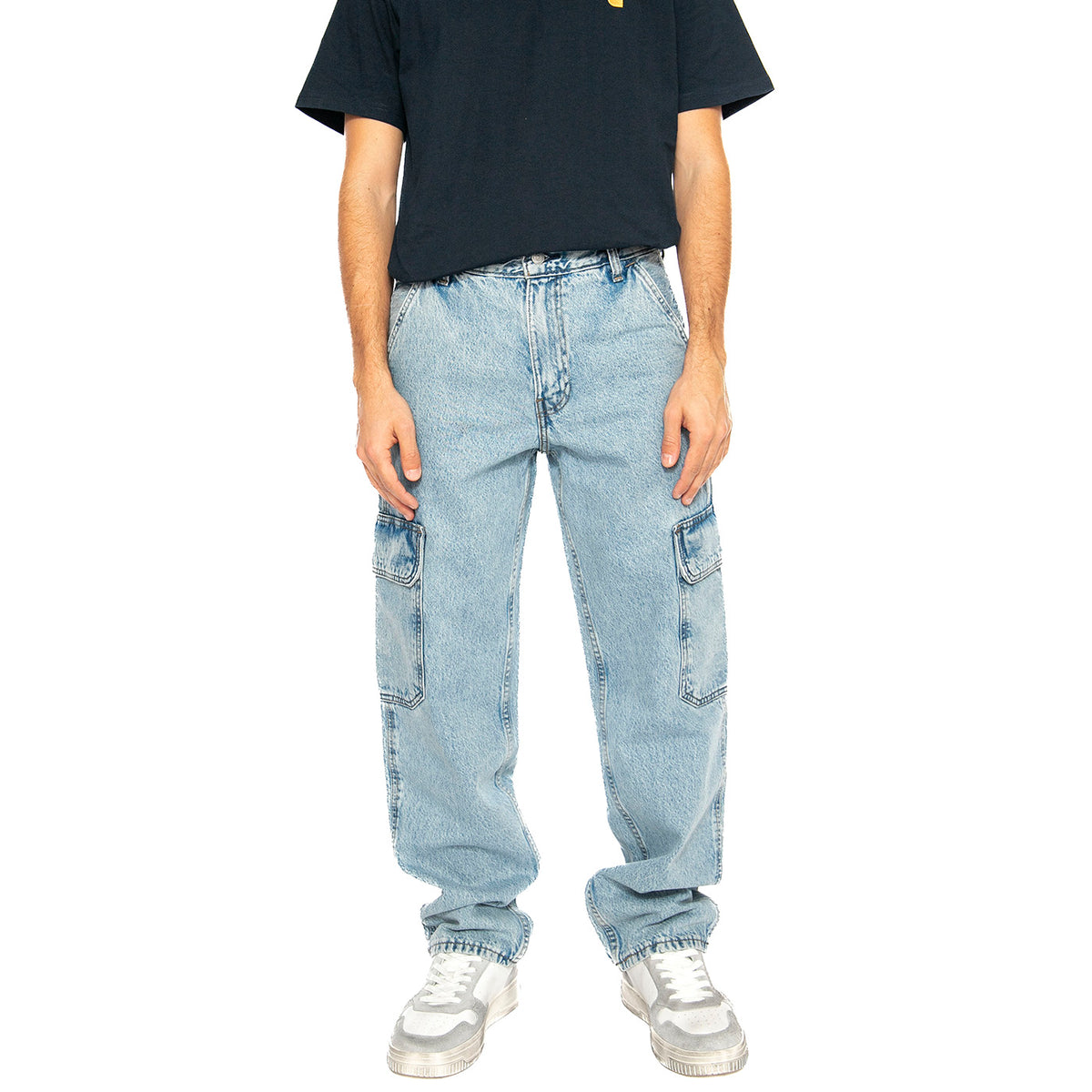568 Loose STRT Cargo My Pockets Full - Jeans Uomo Blu 000LP-0001 . LEVIS 