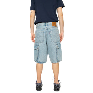 478 Baggy Cargo Shorts My Pocket Full Blue - Bermuda Uomo Blu 001GU-0004 . LEVIS 