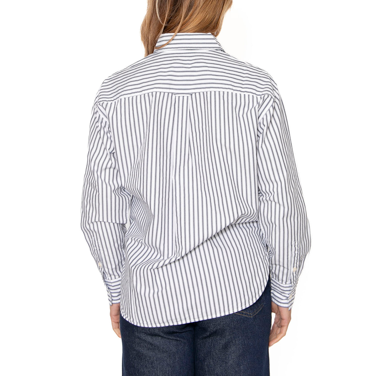Harlie New BF Shirt Marinas Stripe Navy - Camicia Donna Blu 001HM-0005 . LEVIS 