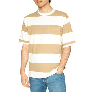 Half Sleeve Piquet Tee Rugby Stripe Chino - Maglietta Girocollo Uomo Multicolore 001MN-0003 . LEVIS 