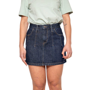 Pleated Mini Skirt Remember Together - Gonna Denim Jeans Donna Blu 001VO-0002 . LEVIS 