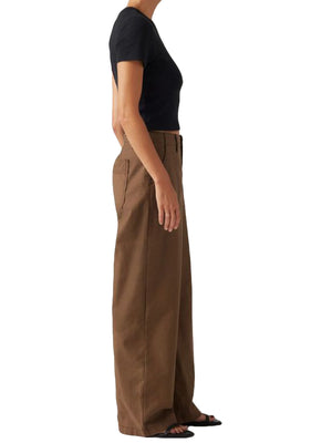90S STRAIGHT DARK EARTH - Pantaloni Donna Marroni 001VV-0002 . LEVIS 