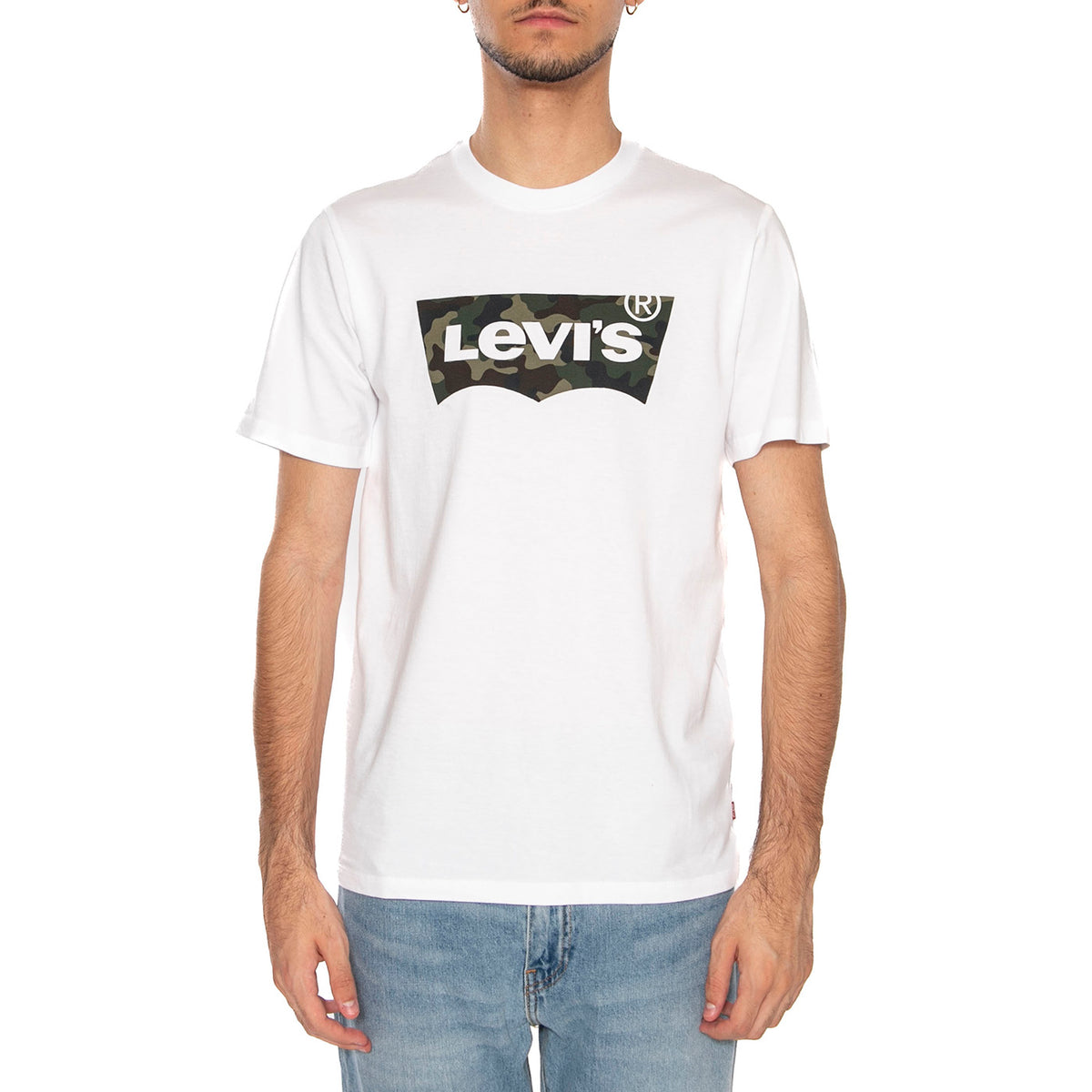 T-shirt Levi's Classic Logo White - Maglietta Girocollo Uomo Bianca 22489-0163 . LEVIS 
