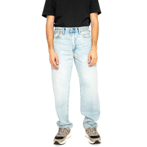 568 Losse Straight Baby Blue Essentials - Pantaloni Denim Jeans Uomo Blu 29037-0062 . LEVIS 