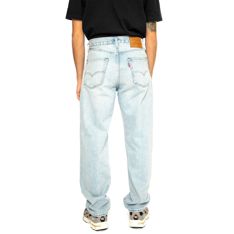 568 Losse Straight Baby Blue Essentials - Pantaloni Denim Jeans Uomo Blu 29037-0062 . LEVIS 
