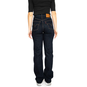 Ribcage Wide Leg H223 Dark Indigo Flat Finish - Pantaloni Denim Jeans Donna Blu 79078-0014 . LEVIS 