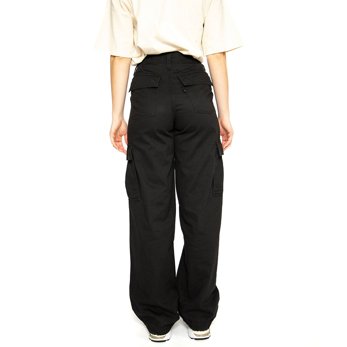 94 Baggy Cargo Black - Pantaloni Cargo Donna Neri A4707-0000 . LEVIS 