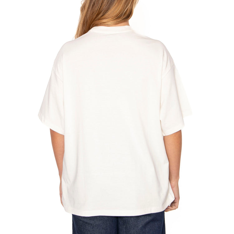 Craphic Short Stack Tee Love Is A State - Maglietta Girocollo Donna Bianca A4924-0079 . LEVIS 