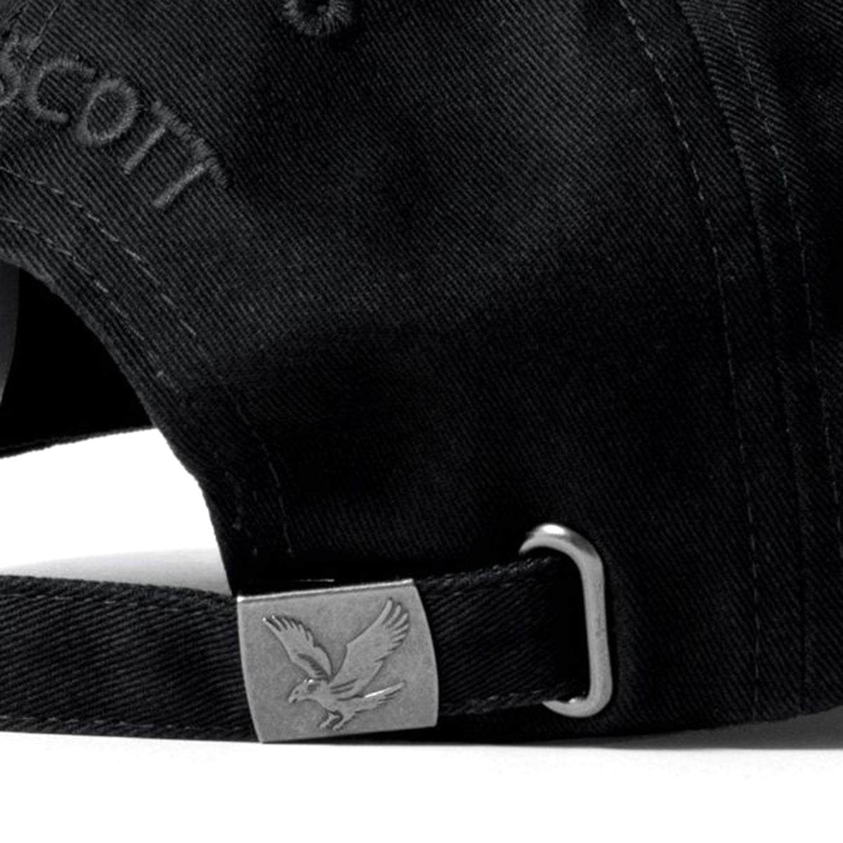 Tonal Eagle Baseball Cap Jet Black - Cappellino con Visiera Nero HE906TON-Z865 . LYLE & SCOTT 
