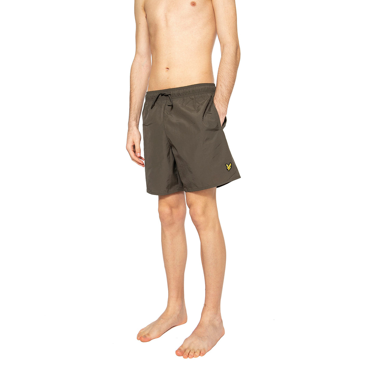 Plain Swim Short Olive - Costume da Bagno Uomo Verde SH1204VB-W485 . LYLE & SCOTT 