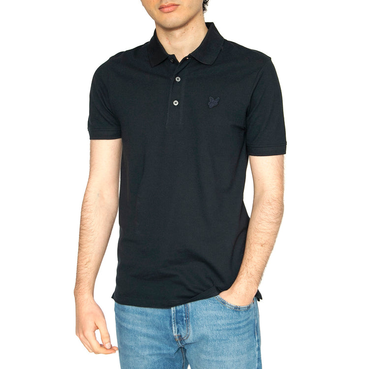 Tonal Eagle Polo Shirt Dark Navy - Polo Uomo Blu SP400TON-Z271 . LYLE & SCOTT 