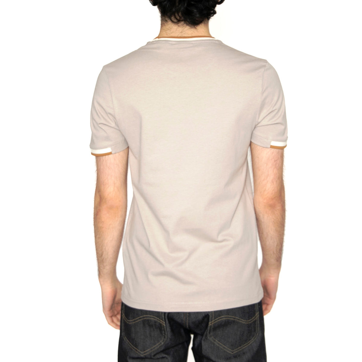 Half Tipped T-Shirt Pale Grey - Maglietta Girocollo Uomo Grigia TS2210V-X623 . LYLE & SCOTT 