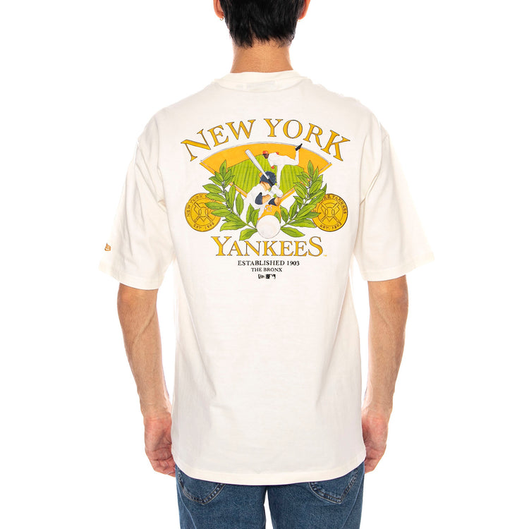 MLB Baseball Graphic OS Tee New York Yankees OFW - Maglietta Girocollo Uomo Bianca 60667854 . NEW ERA 