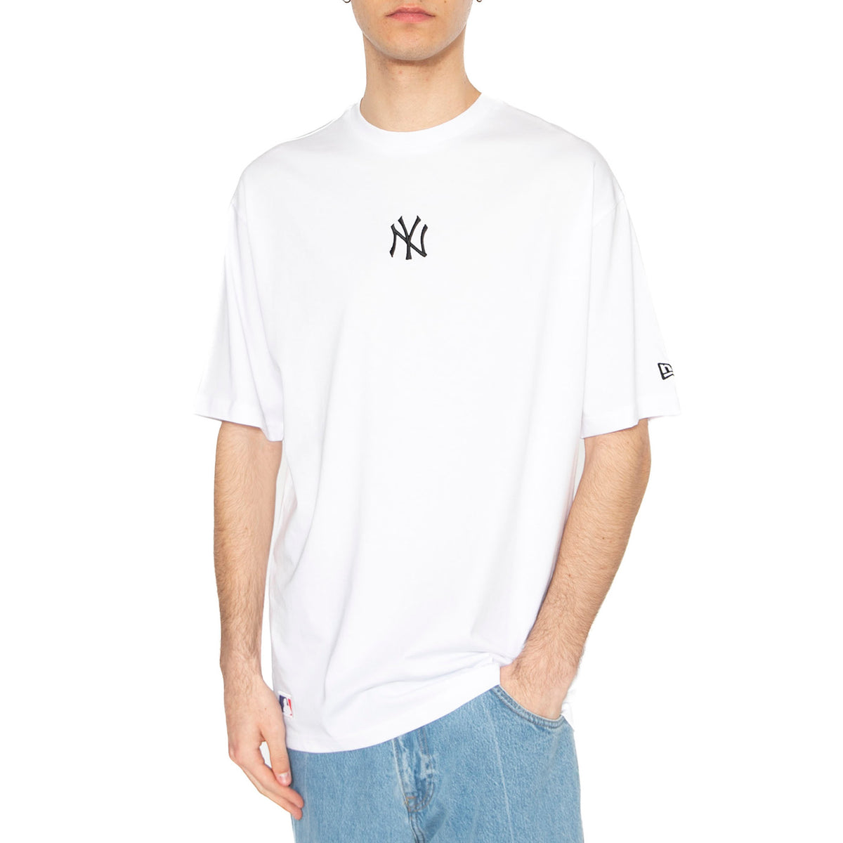 Mos MLB Le Midi Tee New York Yankees White - Maglietta Girocollo Uomo Bianca 60675748 . NEW ERA 