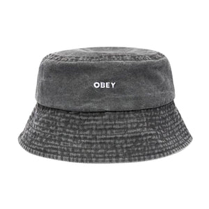 Bold Pigment Canvas Bucket Hat Pigment Black - Cappello da Pescatore Grigio 100520095-BLK . OBEY 