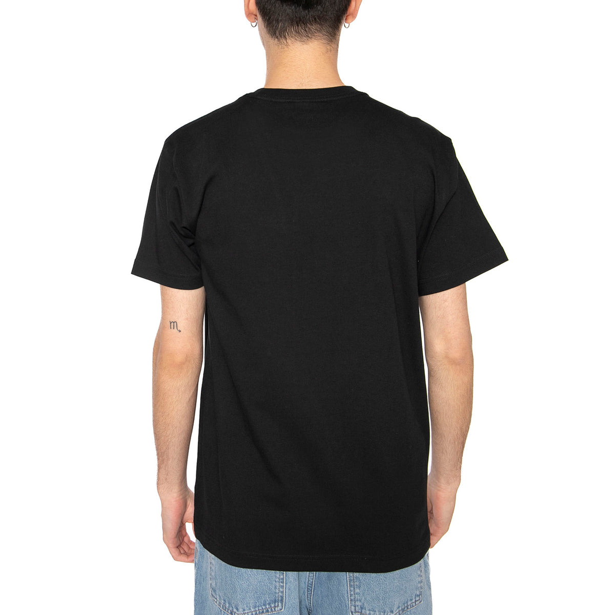 Established Works Bold Tee SS Black - Maglietta Girocollo Uomo Nera 131080365-BLK . OBEY 