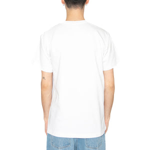Established Works Bold Tee SS White - Maglietta Girocollo Uomo Bianca 131080365-WHT . OBEY 