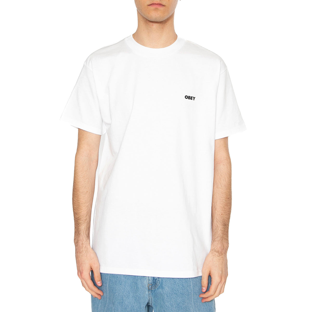 Obey Make Art Not War Tee White - Maglietta Girocollo Uomo Bianca 165264062-WHT . OBEY 