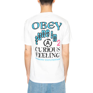 Obey Sensory Exploration Tee White - Maglietta Girocollo Uomo Bianca 165264084-WHT . OBEY 