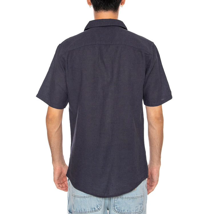 Onscaiden Life Solid Resort Blue - Camicia Mancihe Corte Uomo Blu 22025116-BLUE . ONLY & SONS 