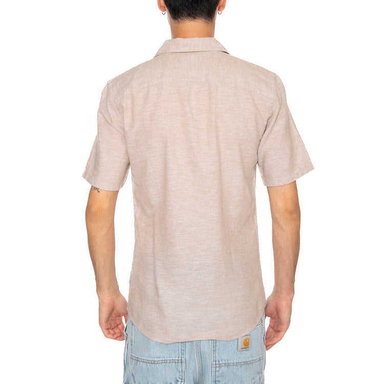 Onscaiden Life Solid Resort Beige - Camicia Mancihe Corte Uomo Beige 22025116-B . ONLY & SONS 