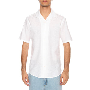 Onscaiden Life Solid Resort White - Camicia Mancihe Corte Uomo Bianca 22025116-W . ONLY & SONS 