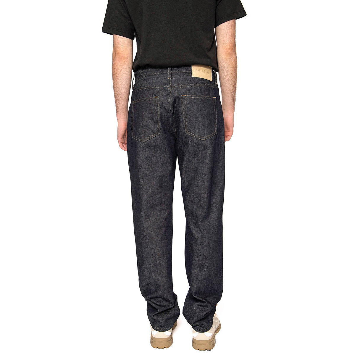Onsedge Straight Rinse 1392 Dark Blue - Pantaloni Denim Jeans Uomo Blu 22031392 . ONLY & SONS 