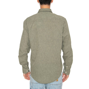 Onscaiden Life Shirt Noos Green - Camicia Mancihe Corte Uomo Verde 22031804-VRD . ONLY & SONS 