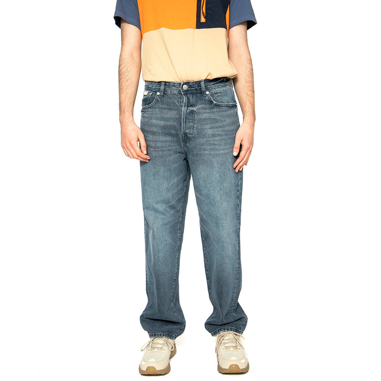 Onsfade Vita Media Loose Fit Jeans - Pantaloni Denim Jeans Uomo Blu 22032218 . ONLY & SONS 