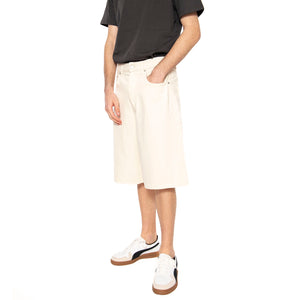Carl Balloon Ecru 4145 Pim Denim Shorts Ecru - Bermuda Uomo Bianchi 22034145-4770064 . ONLY & SONS 
