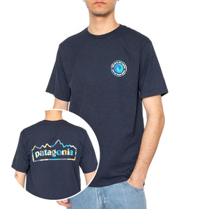 M's Unity Fitz Responsibili-Tee NENA - Maglietta Girocollo Uomo Blu 37768-NENA . PATAGONIA 