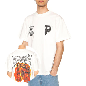 Primitive Glow Tee White - Maglietta Girocollo Uomo Bianca PAPHO2431 . PRIMITIVE 