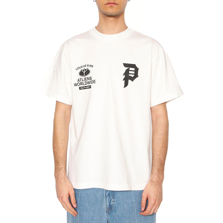 Primitive Glow Tee White - Maglietta Girocollo Uomo Bianca PAPHO2431 . PRIMITIVE 