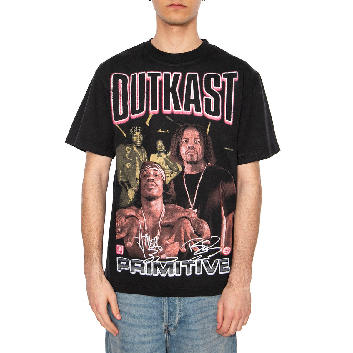 Primitive Headline HW Tee Black - Maglietta Girocollo Uomo Nera PAPHO2437 . PRIMITIVE 
