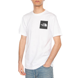 Men's S/S Fine Tee - Maglietta Girocollo Uomo Bianca NF0A8A6MFN41 . THE NORTH FACE 