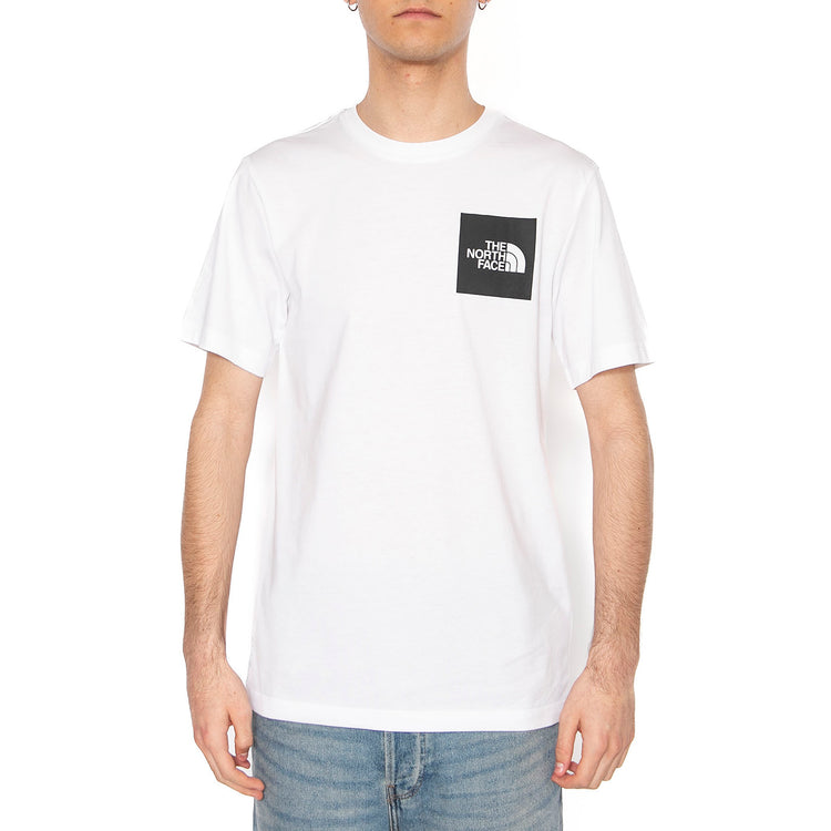Men's S/S Fine Tee - Maglietta Girocollo Uomo Bianca NF0A8A6MFN41 . THE NORTH FACE 