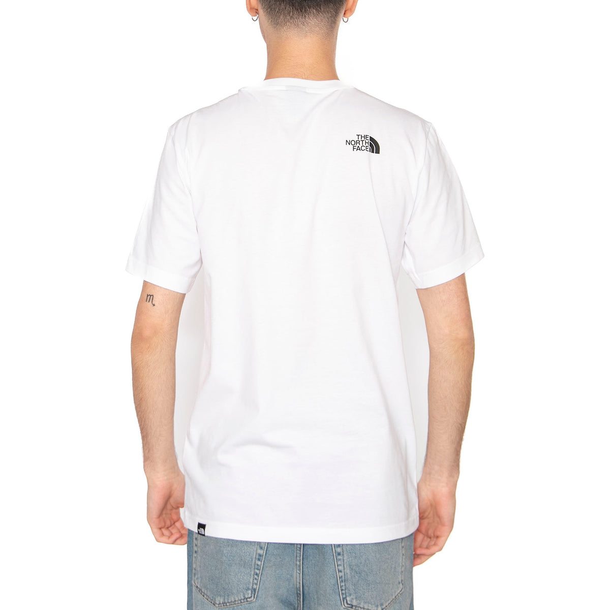 Men's S/S Fine Tee - Maglietta Girocollo Uomo Bianca NF0A8A6MFN41 . THE NORTH FACE 