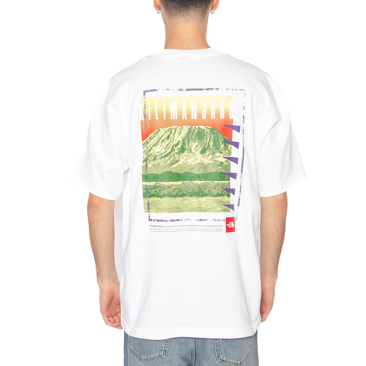 Unisex Axys Oversized S/S Tee - Maglietta Girocollo Uomo Bianca NF0A8C1RFN41 . THE NORTH FACE 