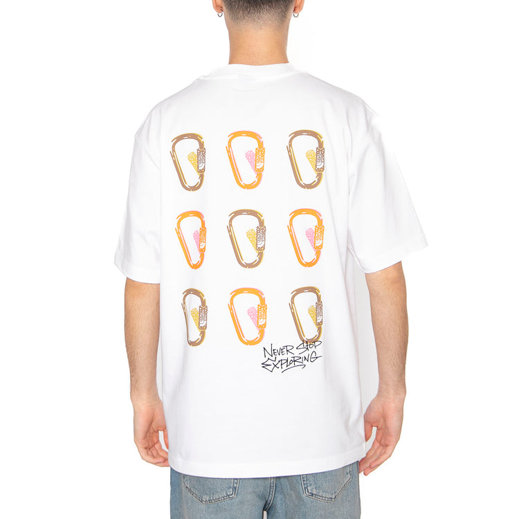 Unisex SS Nse Oversized Tee - Maglietta Girocollo Uomo Bianca NF0A8C3TFN41 . THE NORTH FACE 