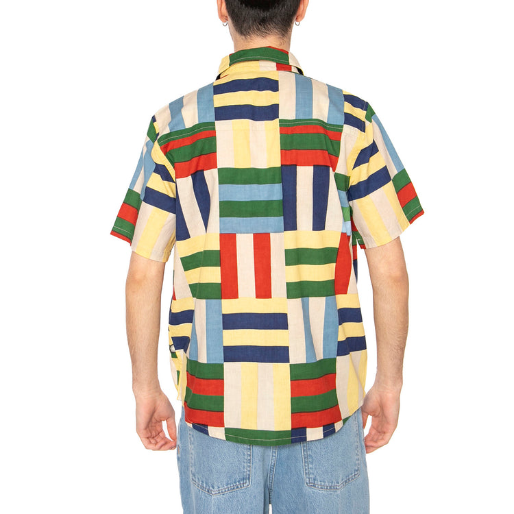 Field Tom Shirt Multicolor - Camicia Maniche Corte Uomo Multicolore MSH00196-MULTICOLOR . THINKING MU 