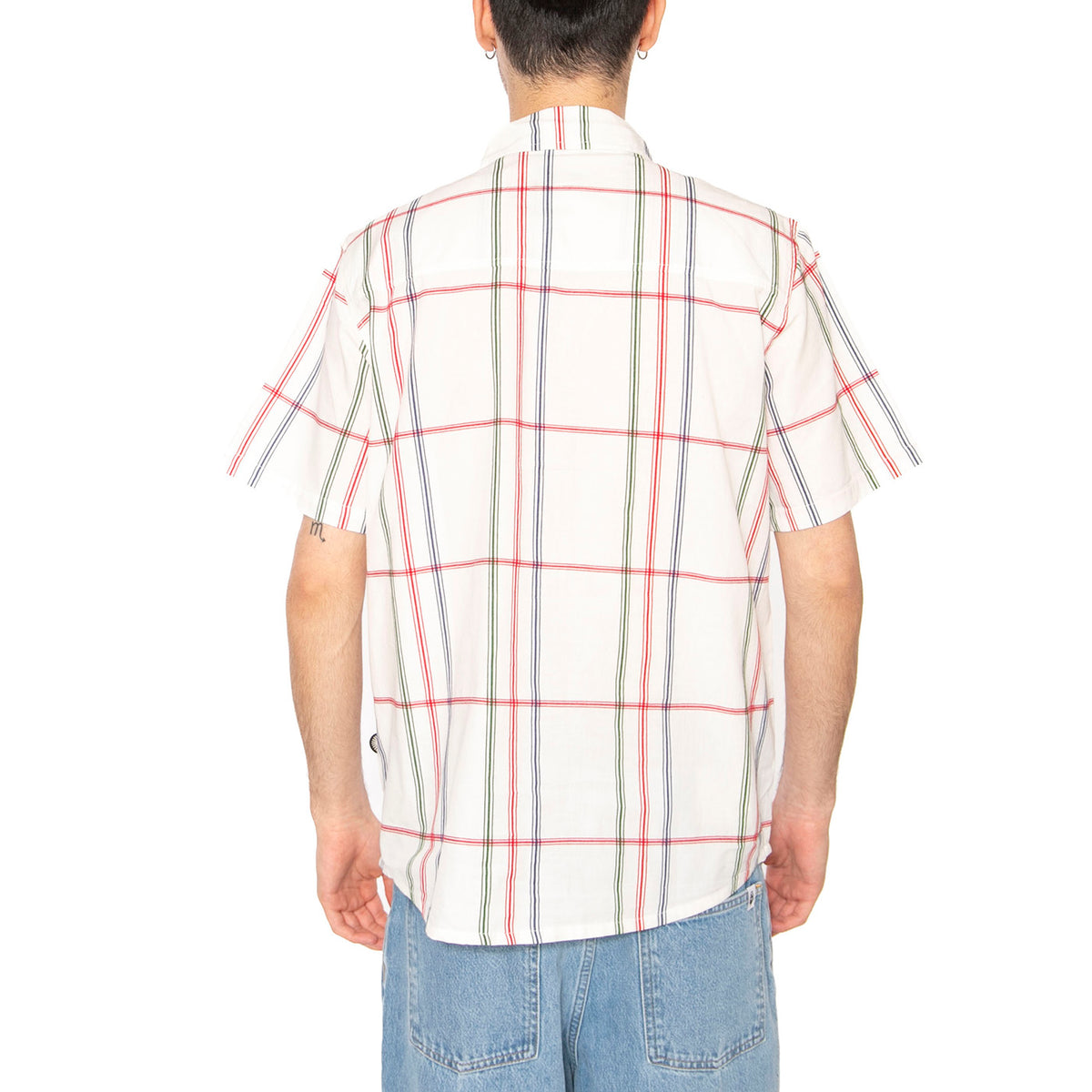 Cambric Stripe Tom Shirt Multicolor - Camicia Maniche Corte Uomo Multicolore MSH00199-MULTICOLOR . THINKING MU 