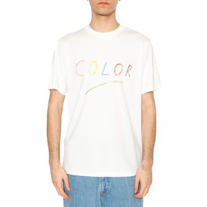 Colors Zach Tee White - Maglietta Girocollo Uomo Bianca MTS00425-WHITE . THINKING MU 