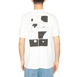Pocket Zach Tee White - Maglietta Girocollo Uomo Bianca MTS00428-WHITE . THINKING MU 