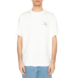 Chiringuito Aaron Tee White - Maglietta Girocollo Uomo Bianca MTS00444-WHITE . THINKING MU 